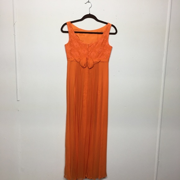 Nadine Orange Formal Maxi Dress - Picture 7 of 16